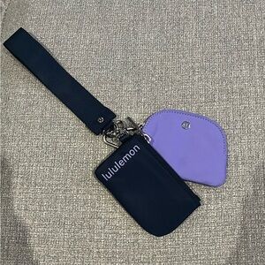 Lulu dual pouch wristlet